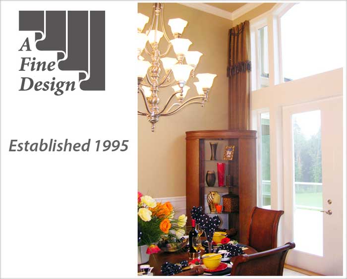photo of a Quality Street 2004 design featuring window coverings by A Fine Design